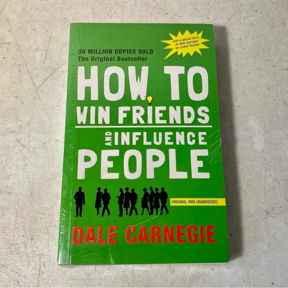 How To Win Friends And Influence People by Dale Carnegie Paperback Book